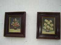 2 pinturas al oleo autor Monis de la corte