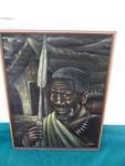 Pintura africana  en tela