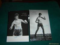 2 postales de Boxeo L.Segura