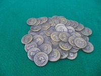 Pisapapel monedas