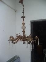 lampara de bronce