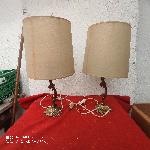 parejas de lamparas de bronce