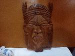 mascara de madera africana