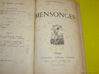 Libro año 1887 Mesonges, Paul Bourget