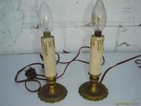 2 lamparillas de cobre